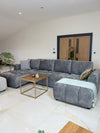 Shanghai Luxury U Shape Sofa Bed - Grey