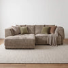 Brooklyn Electric Storage Left Hand Sofa Bed - Mushroom Pre-Order