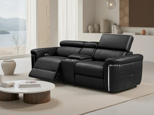 Somerville Electric Recliner 2 Seater Sofa - Black