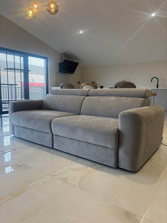 Dakota 3 Seater Electric Sofa Bed - Grey