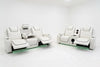 Tuscany 3+2 Electric Entertainment Recliner Sofa - Cream