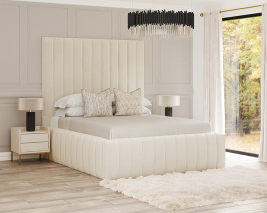 Sahara Bed Frame | Lined Upholstery | Optional Storage