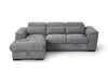 Alaya Storage L Shape Sofa Bed - Grey