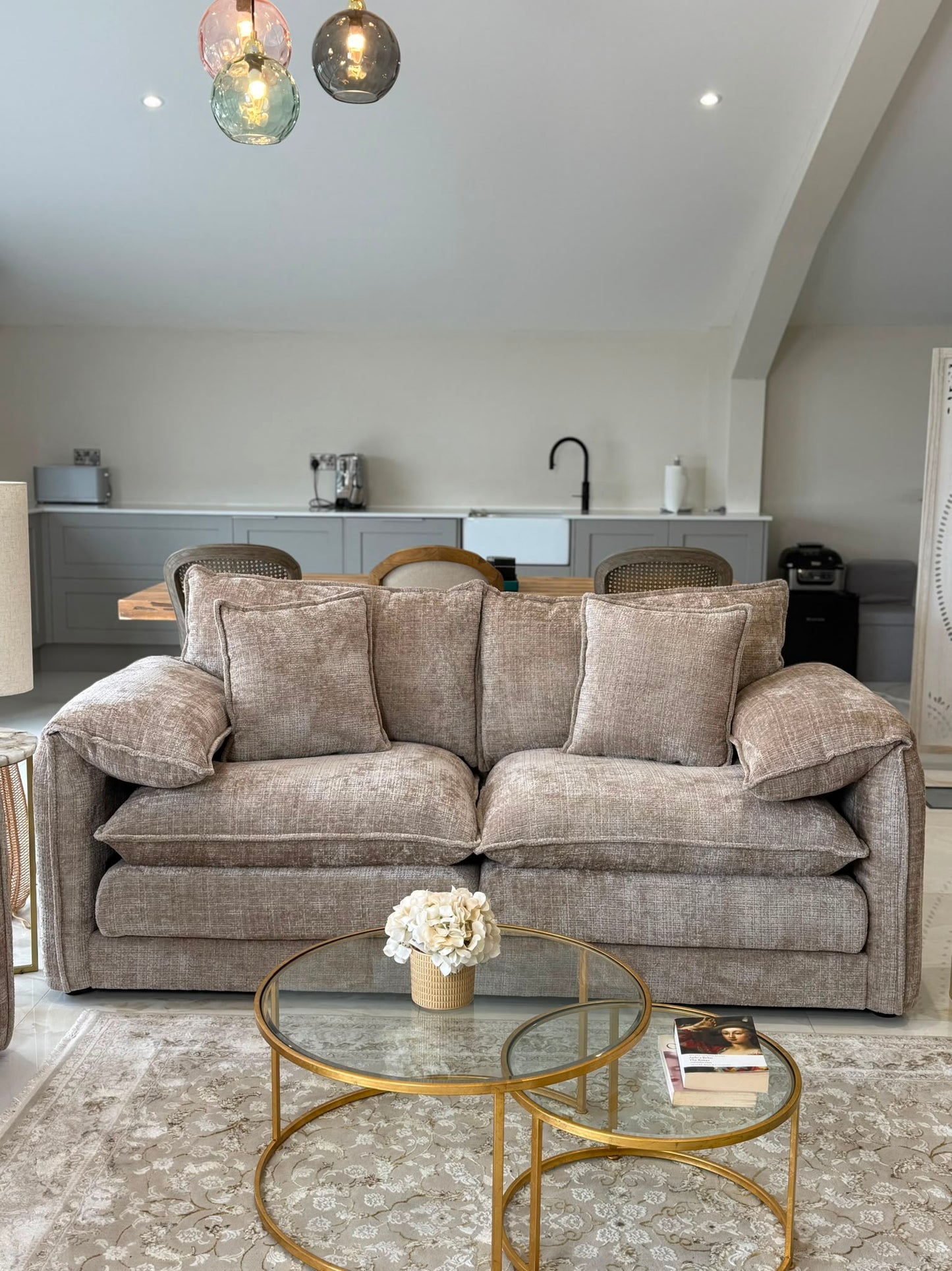 Solaya 3 Seater Sofa - Beige