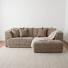 Brooklyn Electric Storage Right Hand Sofa Bed - Mushroom Pre-Order