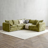 Solaya Corner Sofa - Green