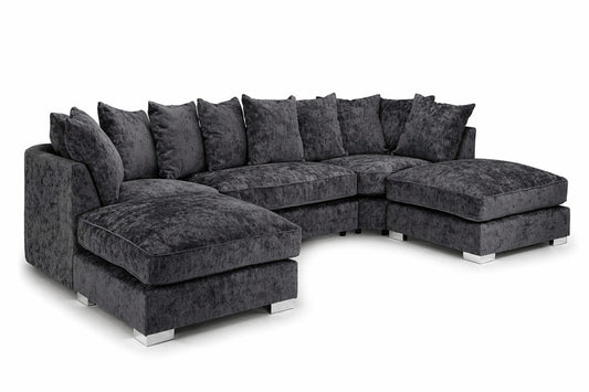 Bishop Alaska Coal U Shape Sofa