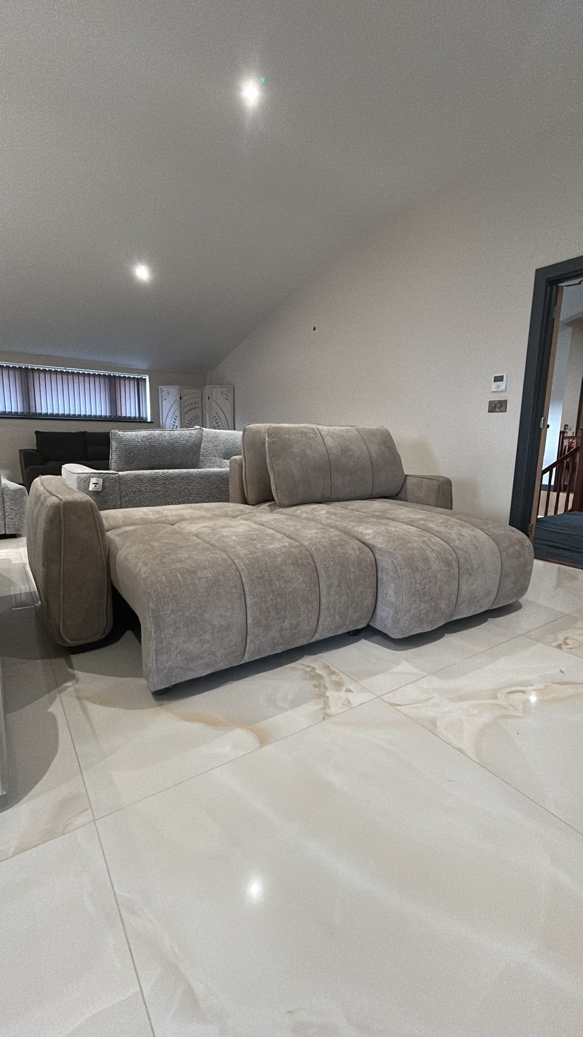 Portland Universal Storage Sofa Bed - Beige
