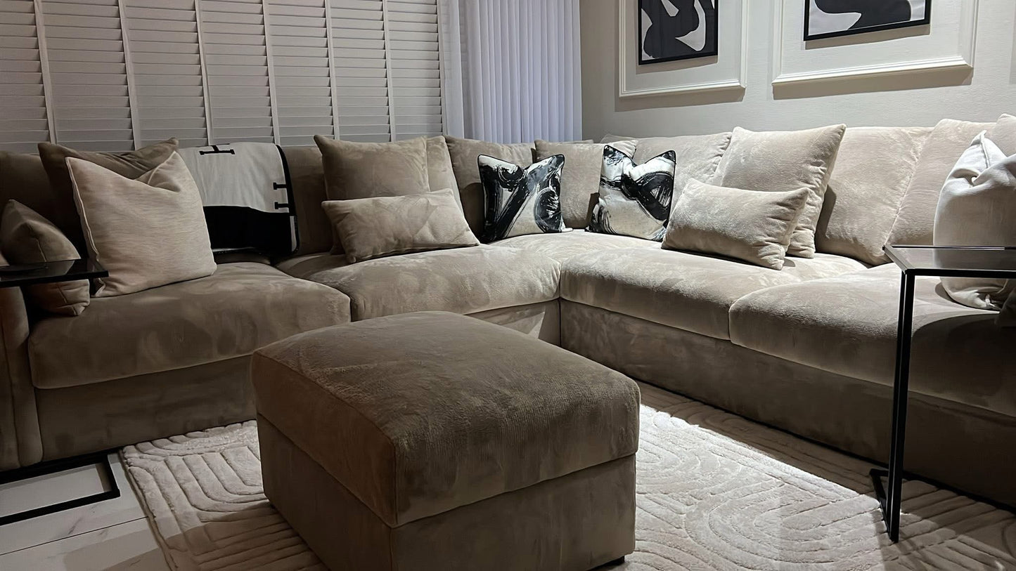 Mirabel Sofa Mocha Large Corner