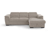 Alaya Storage L Shape Sofa Bed - Beige