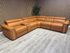 Somerville Electric Recliner Corner Sofa - Tan