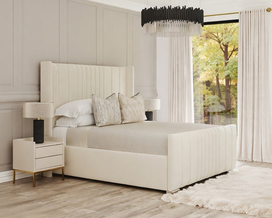 Hilton Wing Bed | Winged Headboard