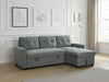 Alder Universal Corner Sofabed With Storage - Grey
