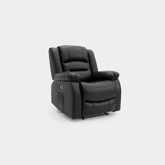 Alva Electric Recliner Sofa Black Armchair