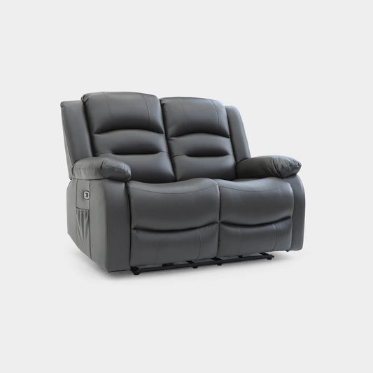 Alva Electric Recliner Sofa Grey 2 Seater