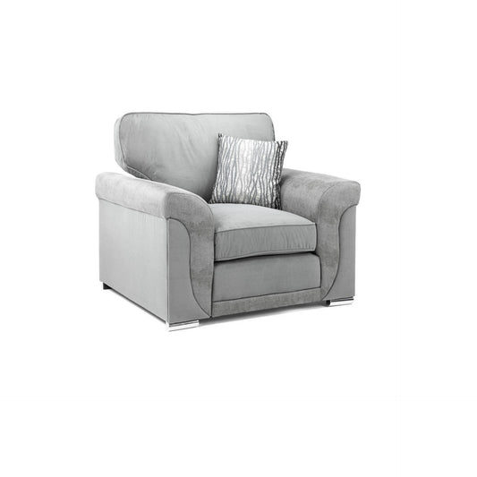 Angelicia Armchair Sofa - Grey