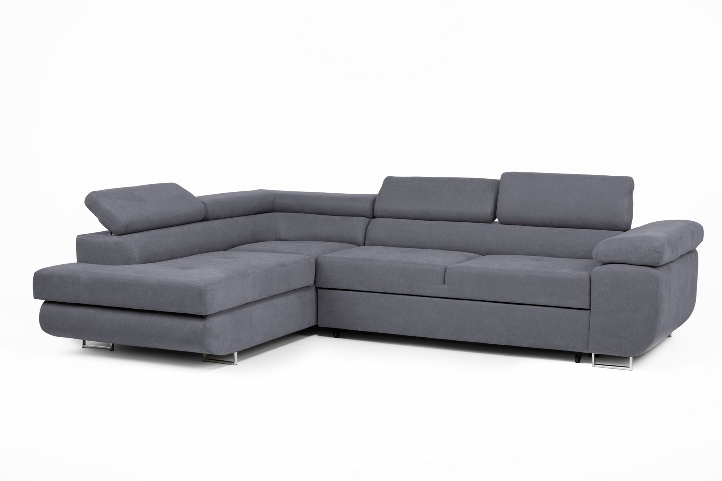 Asto Left Hand Corner Sofa - Graphite