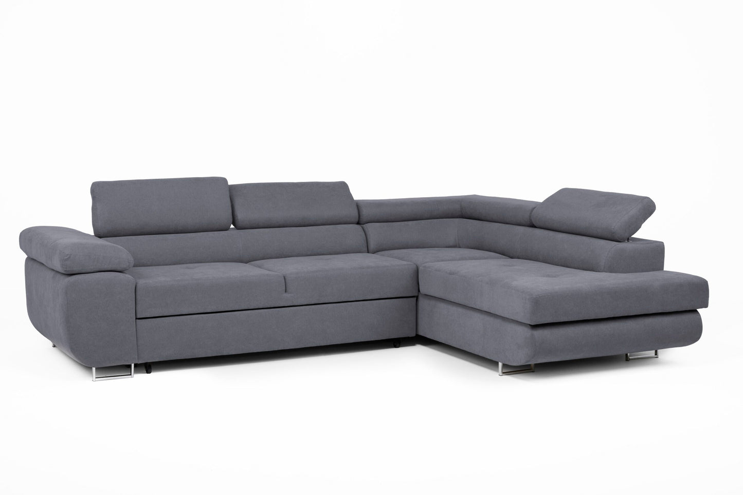 Asto Right Hand Corner Sofa - Graphite