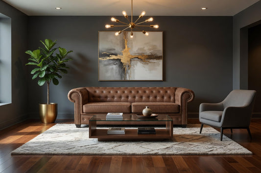 Astor 3 Seater Sofa Bed - Brown