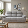 Owen Electric Recliner Sofa 3 Seater - Grey