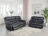 Conrad Manual Recliner 3+2 Seater Sofa - Black