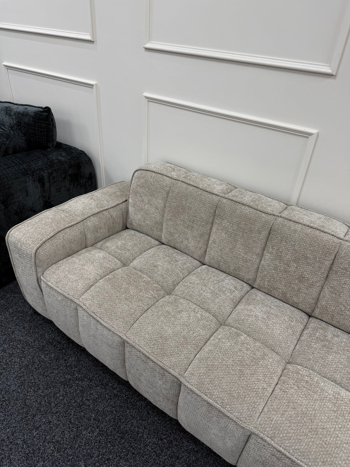 Paris Sofa Beige 3 Seater