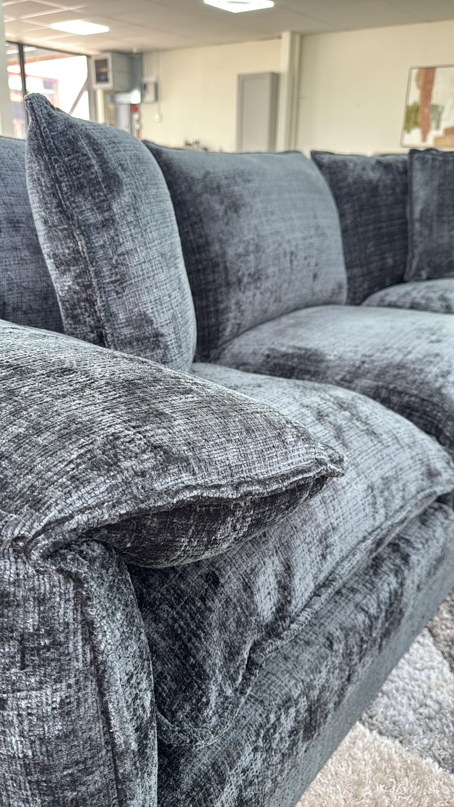 Solaya Corner Sofa - Black