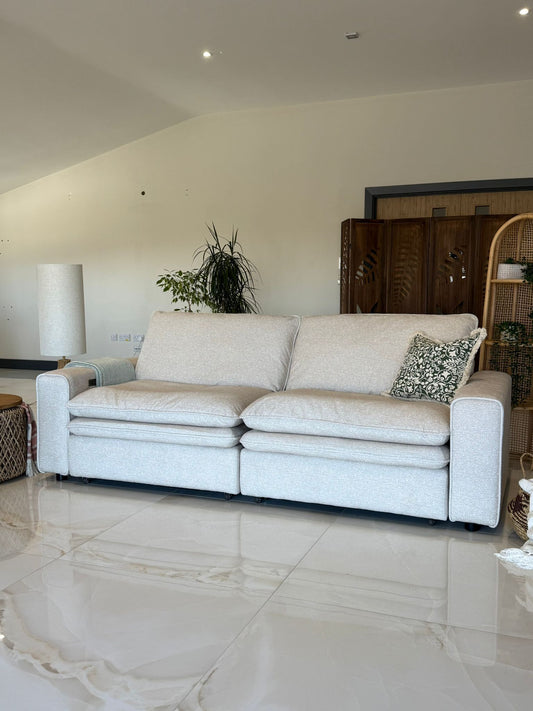 Florence Cloud Electric Seat Extension Sofa Bed - Beige