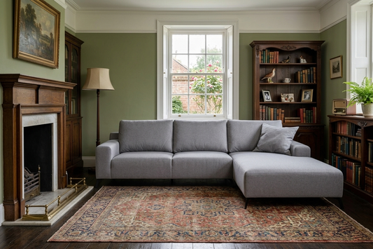 Firago Right Hand Corner Sofa - Grey
