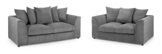 Florus Sofa 3+2 Seater - Grey