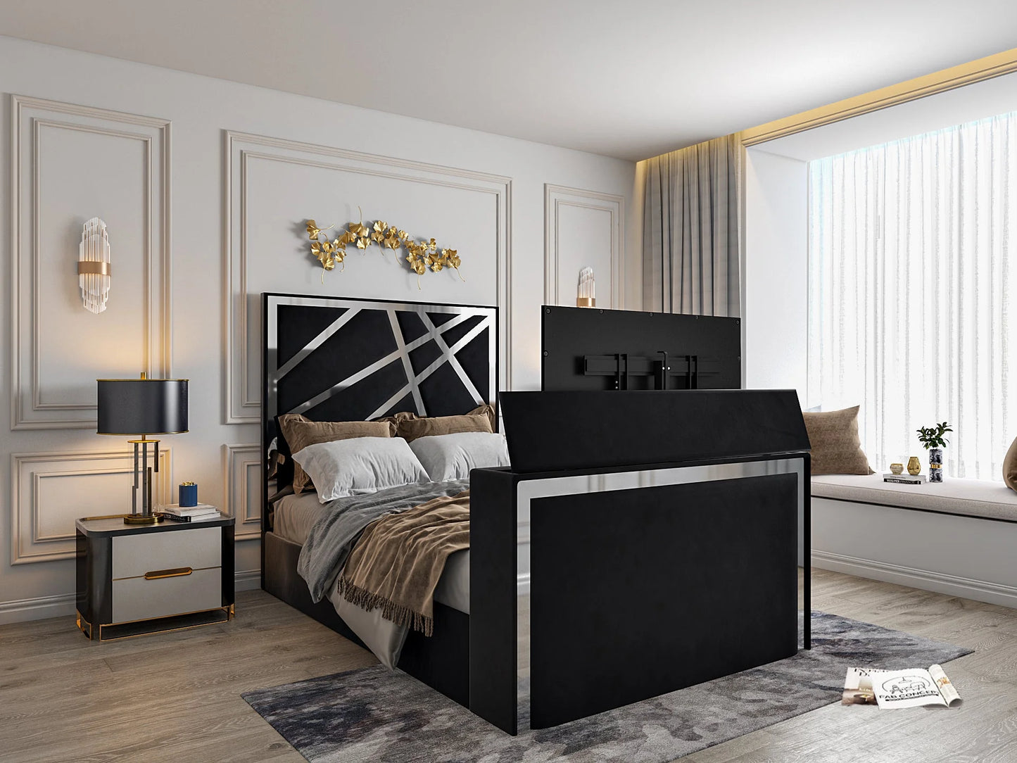 Forsman Electric Tv Bed Frame