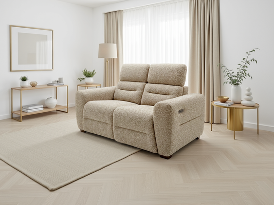 Tokyo Electric Recliner Beige 3+2 Seater