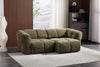 Ventura Power Slider 3 Seater Sofa - Khaki Green
