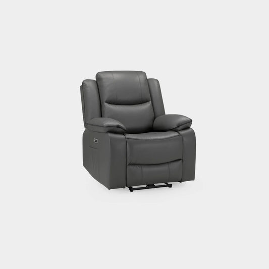 Harald Electric Recliner Sofa Grey Armchair