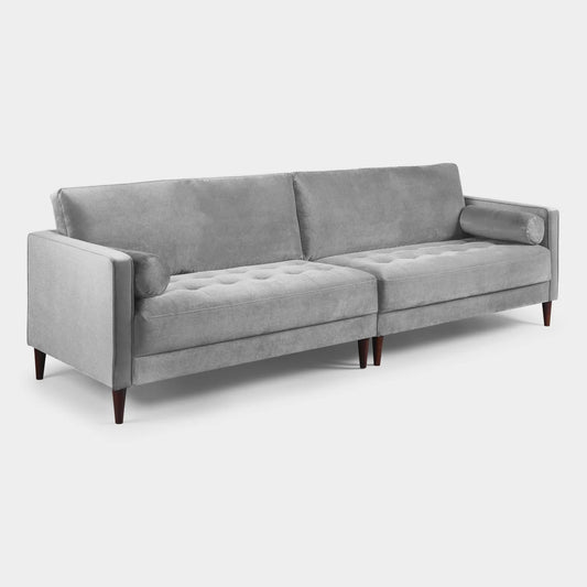 Harper Sofa Plush Grey 4 Seater