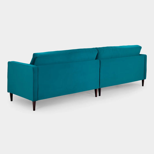 Harper Sofa Plush Teal 4 Seater
