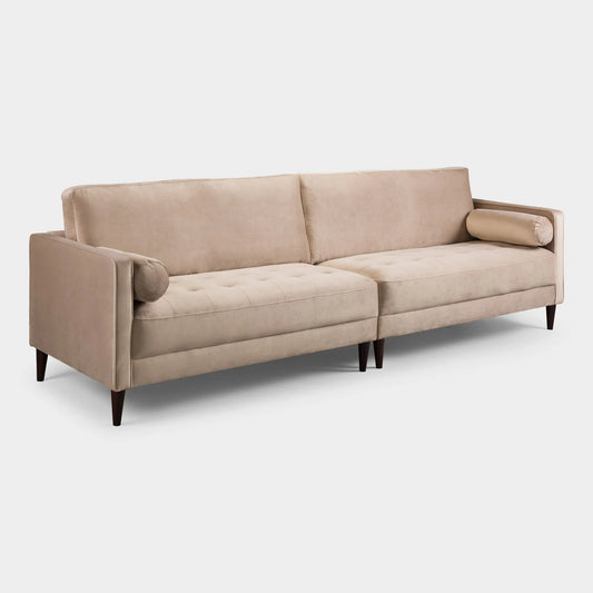 Harper Sofa Plush Beige 4 Seater