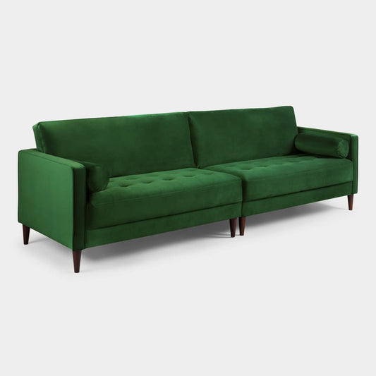 Harper Sofa Plush Green 4 Seater