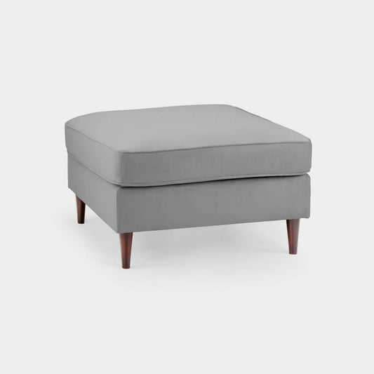 Harper Sofa Plush Grey Footstool