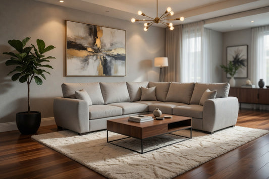 Hugo Corner Sofa - Silver
