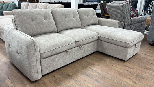 Moscow Universal Corner Sofabed With Storage - Beige