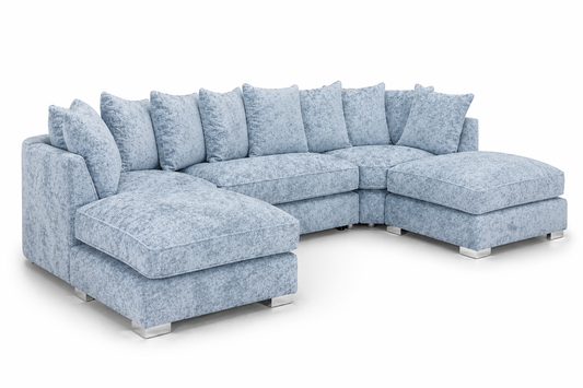 Bishop Alaska Sky U Shape Sofa
