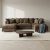 Bishop Alaska Chocolate U Shape Sofa