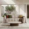 Ohio Beige 3 Seater Power Slider Sofa