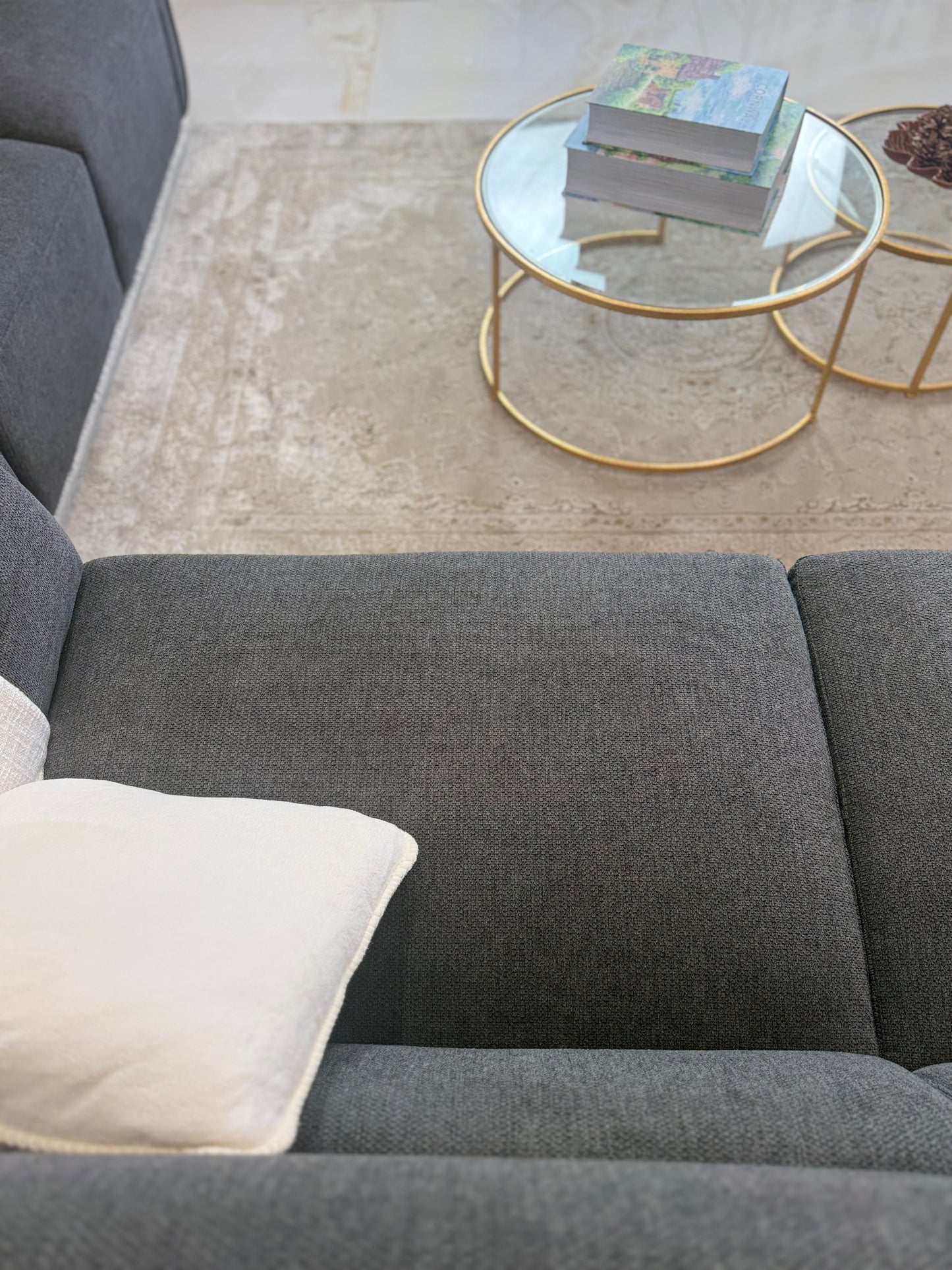 Ascot Charcoal 3+2 Seater Sofa Set