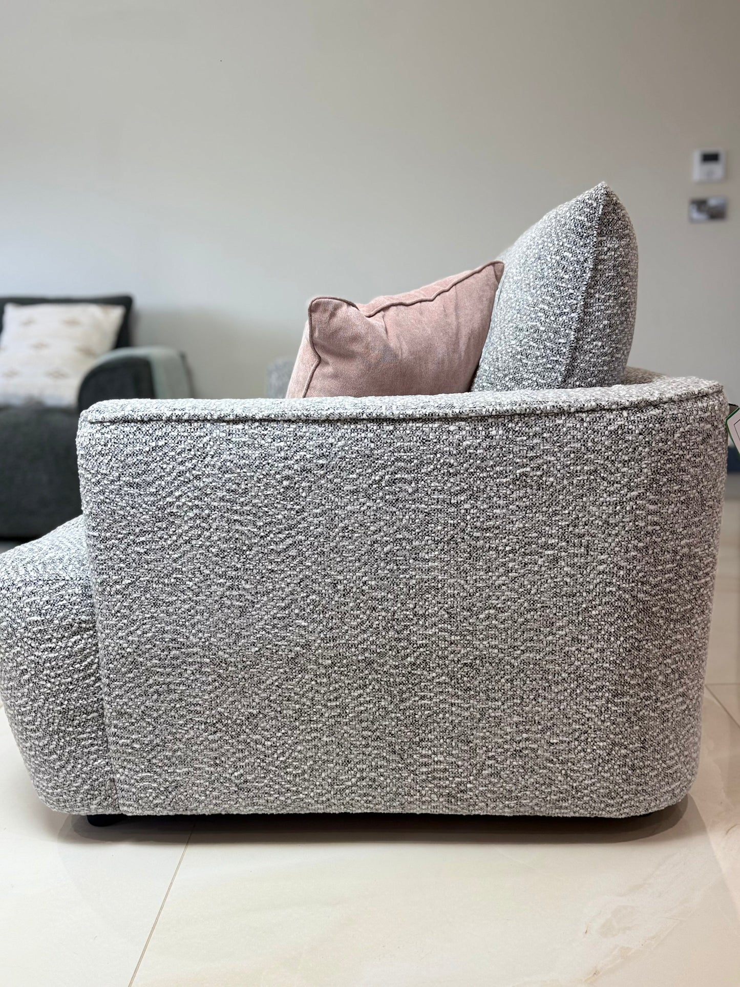 Cordova Grey 2 Seater Sofa Set