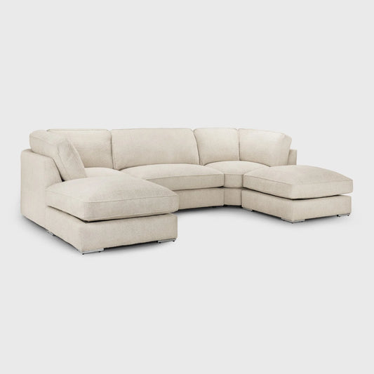 Inga Fullback Sofa Beige U Shape Corner