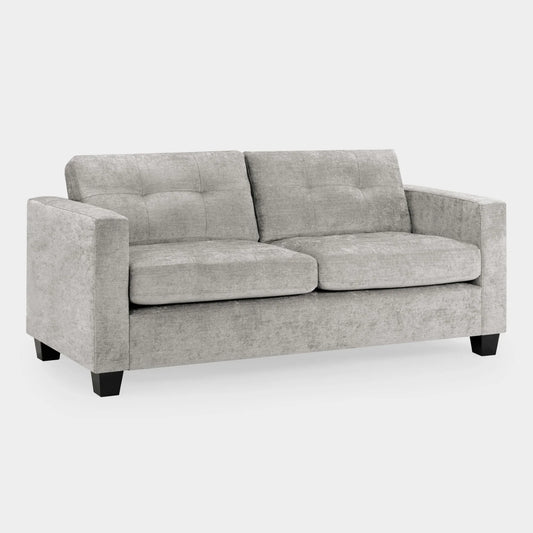 Jerry Sofa Grey Fabric 3 Seater