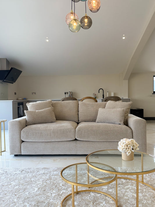 Jupiter 3 Seater Sofa - Beige