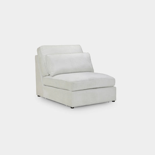 Kiana Modular Sofa Ivory Armless Piece